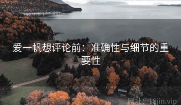 爱一帆想评论前：准确性与细节的重要性