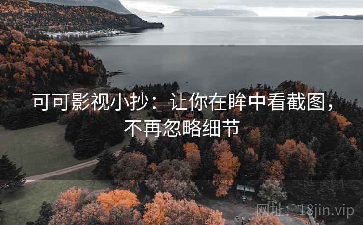 可可影视小抄：让你在眸中看截图，不再忽略细节